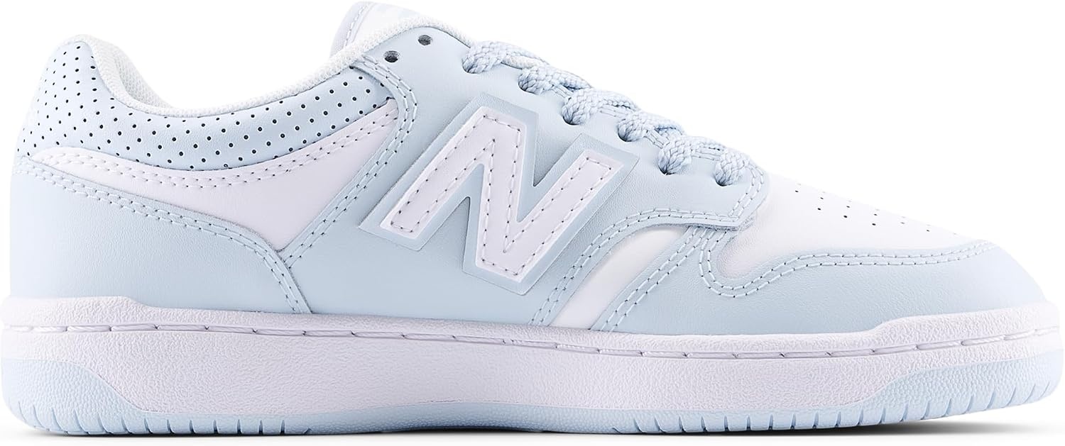 image:imageNew Balance Kids 480 V1 Laceup SneakerWhiteFrosted Glass