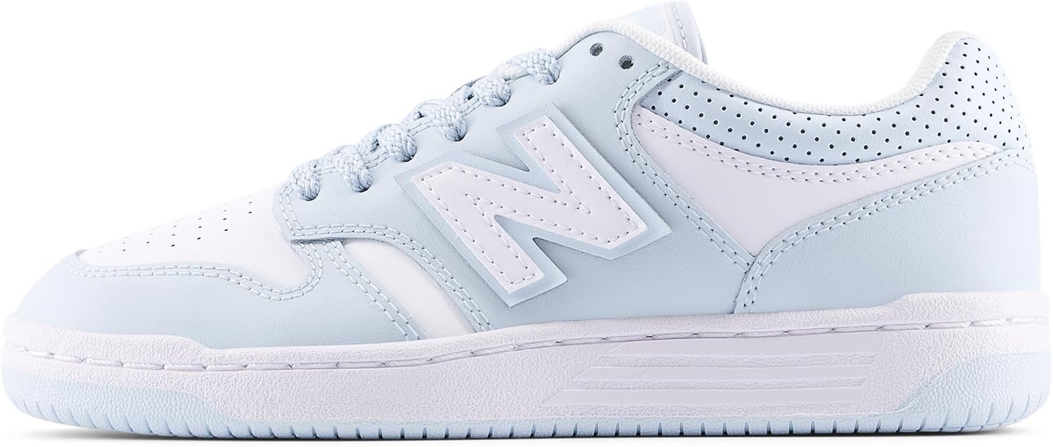 image:imageNew Balance Kids 480 V1 Laceup SneakerWhiteFrosted Glass