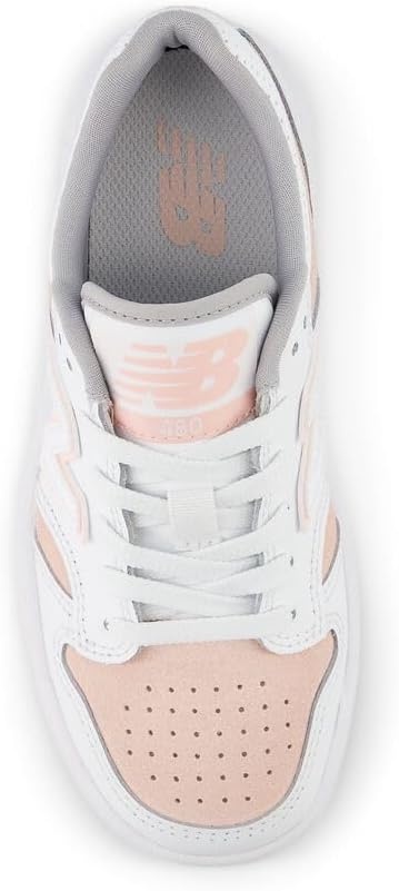 image:imageNew Balance Kids 480 V1 Laceup SneakerWhitePink Haze