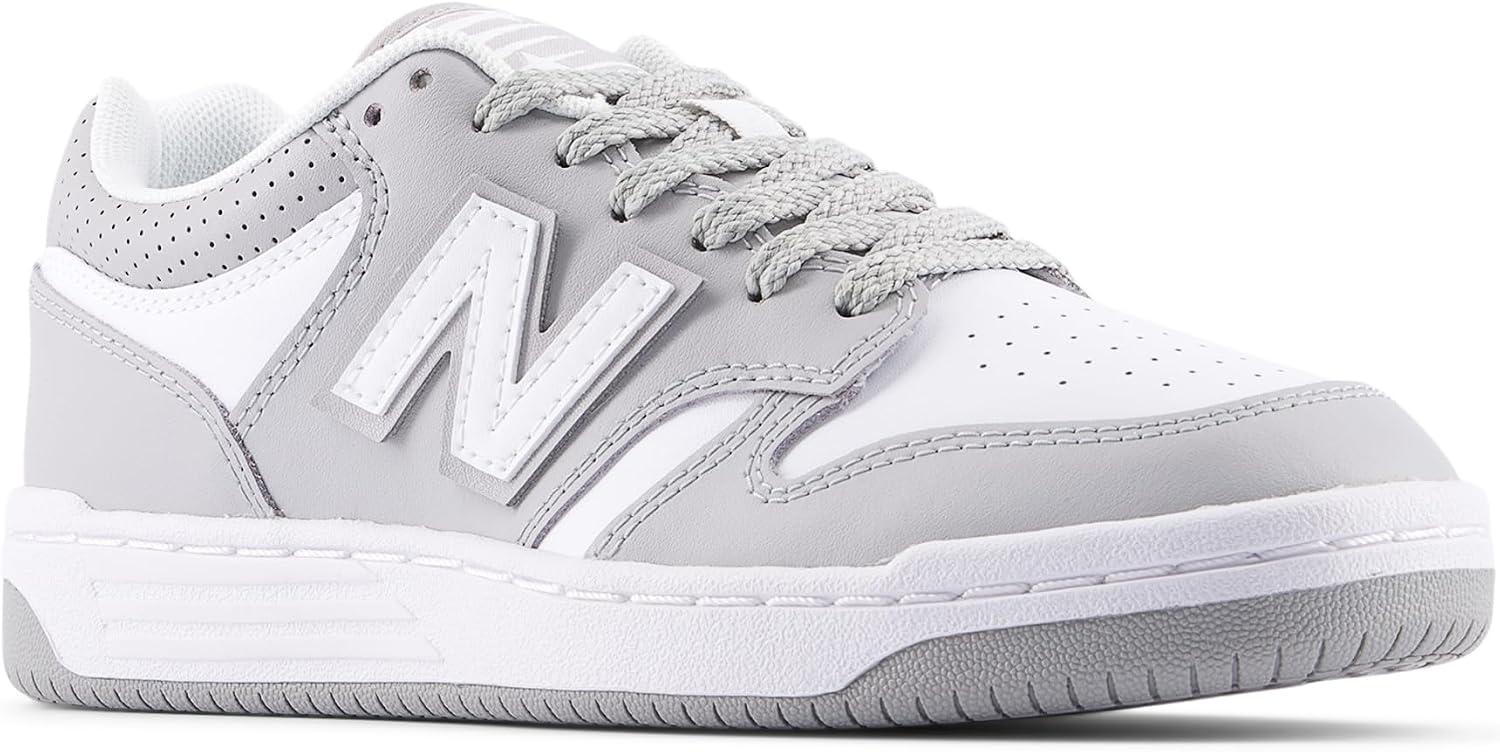 image:imageNew Balance Kids 480 V1 Laceup SneakerWhiteRaincloud