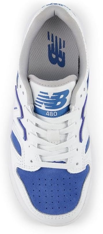 image:imageNew Balance Kids 480 V1 Laceup SneakerWhiteSea Stone