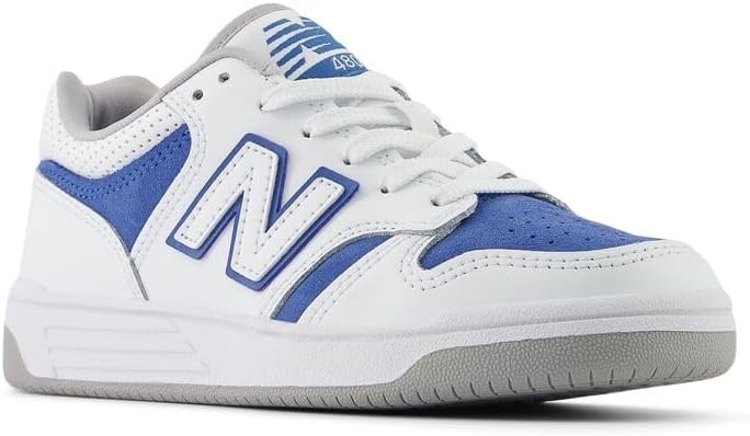image:imageNew Balance Kids 480 V1 Laceup SneakerWhiteSea Stone