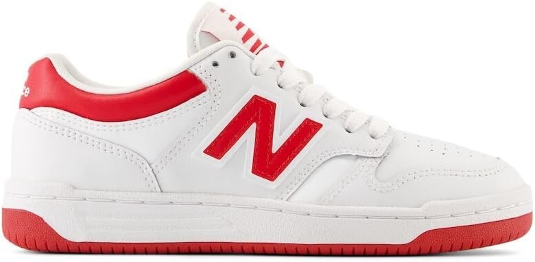 image:imageNew Balance Kids 480 V1 Laceup SneakerWhiteTeam Red