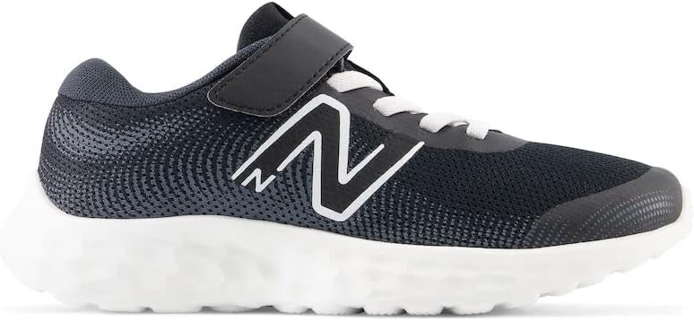 image:imageNew Balance Kids 520 V8 Bungee Running ShoesBlackWhitePhantom
