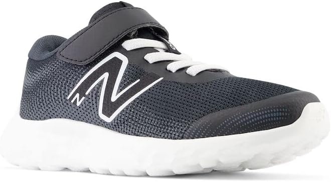 image:imageNew Balance Kids 520 V8 Bungee Running ShoesBlackWhitePhantom