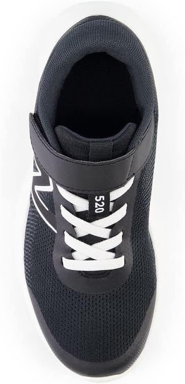 image:imageNew Balance Kids 520 V8 Bungee Running ShoesBlackWhitePhantom