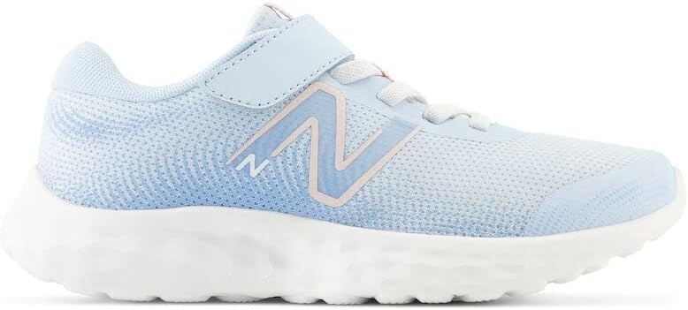 image:imageNew Balance Kids 520 V8 Bungee Running ShoesBright SkyShell PinkWhite