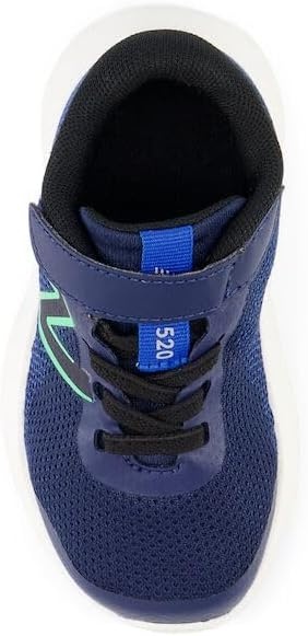 image:imageNew Balance Kids 520 V8 Bungee Running ShoesNb NavyLime Leaf