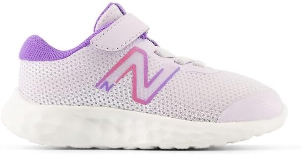 image:imageNew Balance Kids 520 V8 Bungee Running ShoesTaroViolet CrushReal Pink