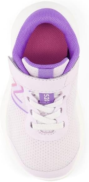 image:imageNew Balance Kids 520 V8 Bungee Running ShoesTaroViolet CrushReal Pink
