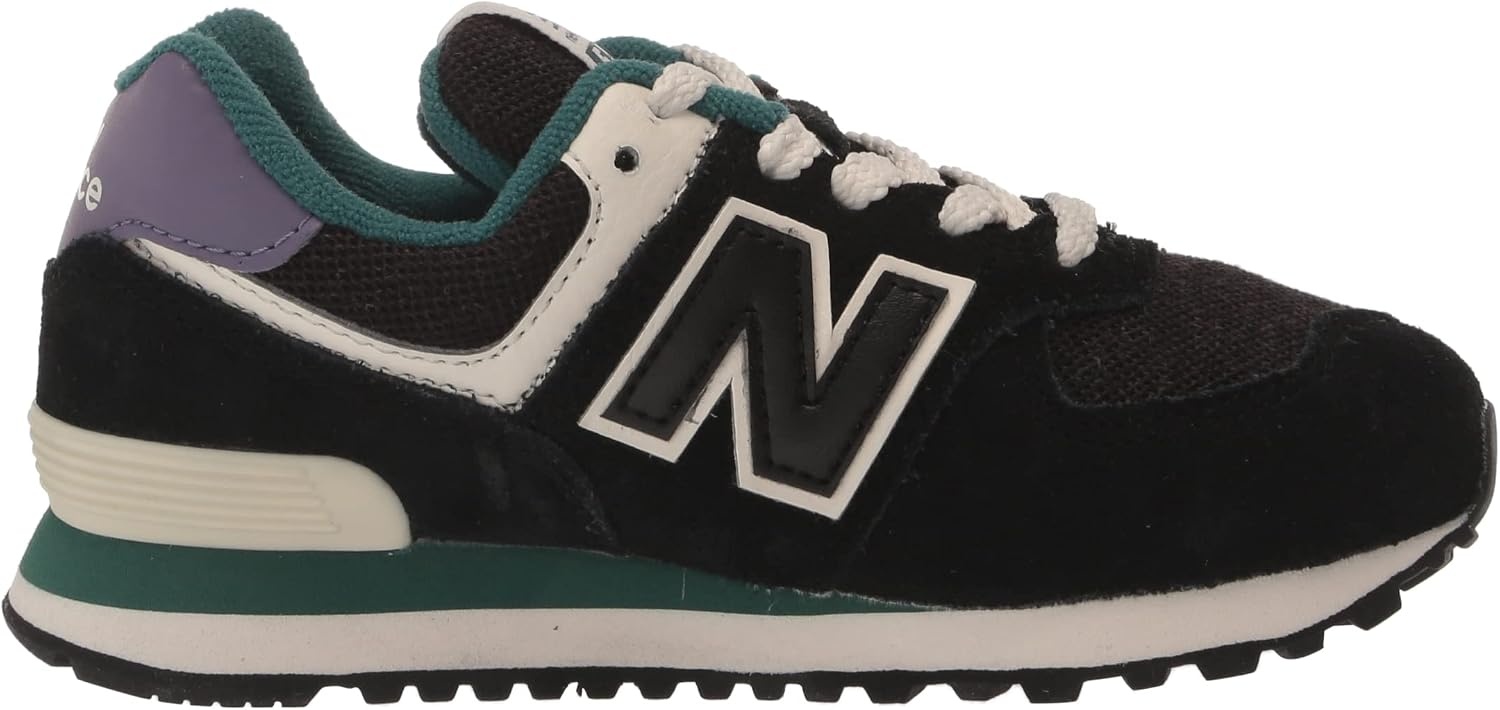 image:imageNew Balance Kids 574 V1 Neo Sole Laceup Casual ShoesBlackMercuryVintage Teal