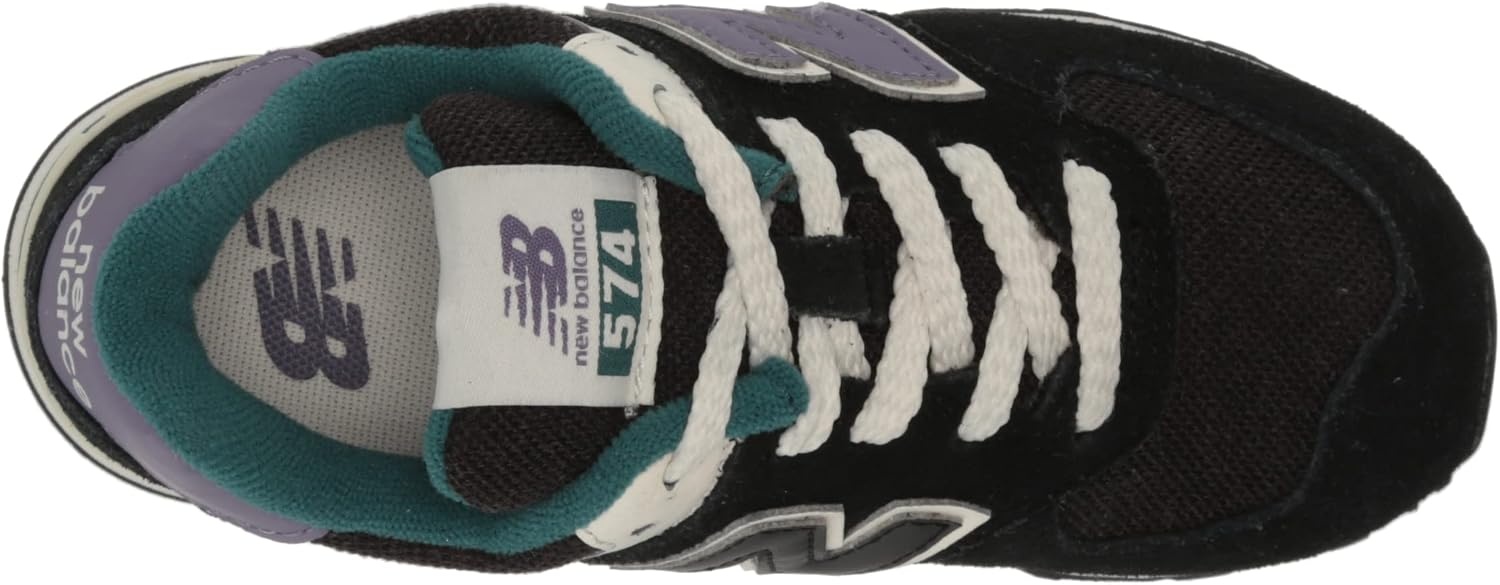 image:imageNew Balance Kids 574 V1 Neo Sole Laceup Casual ShoesBlackMercuryVintage Teal