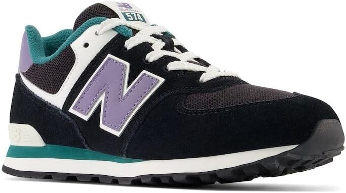 image:imageNew Balance Kids 574 V1 Neo Sole Laceup Casual ShoesBlackMercuryVintage Teal