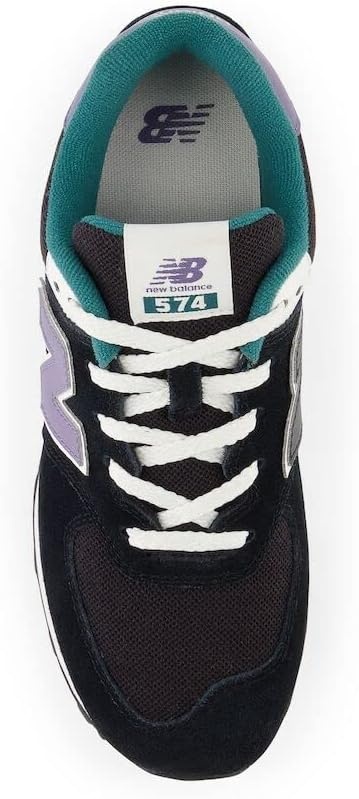 image:imageNew Balance Kids 574 V1 Neo Sole Laceup Casual ShoesBlackMercuryVintage Teal