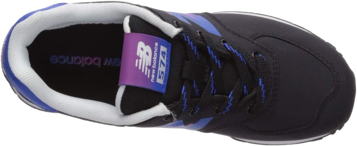 image:imageNew Balance Kids 574 V1 Neo Sole Laceup Casual ShoesBlackVivid Cobalt