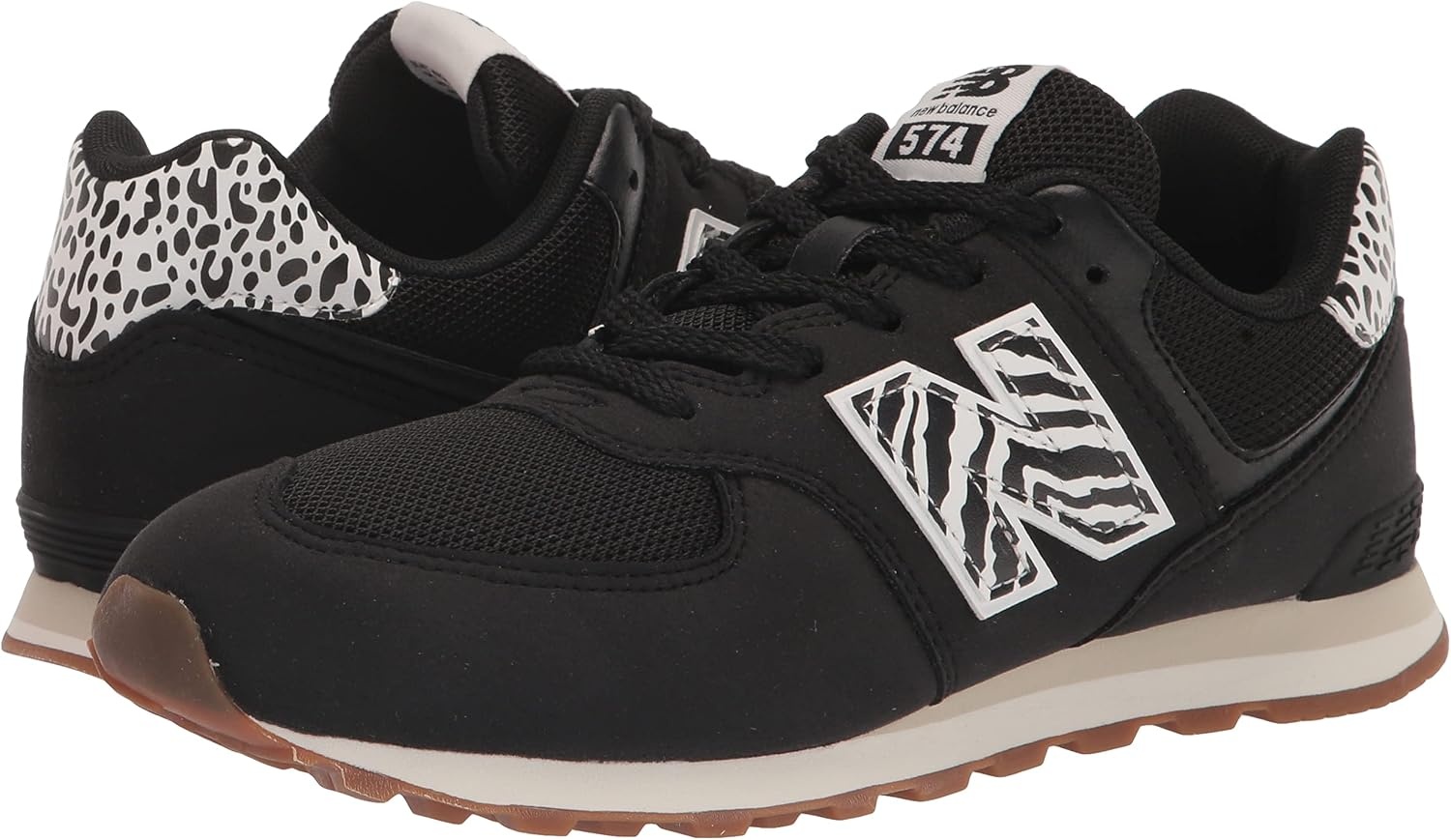 image:imageNew Balance Kids 574 V1 Neo Sole Laceup Casual ShoesBlackWhite