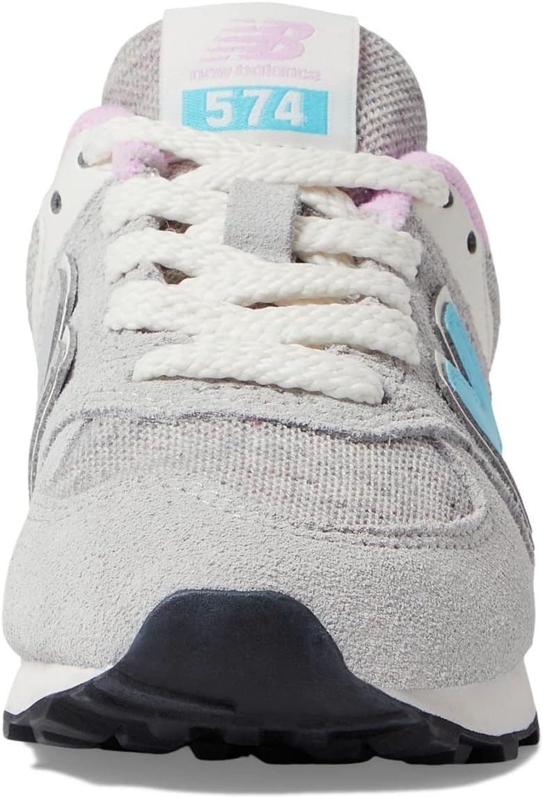 image:imageNew Balance Kids 574 V1 Neo Sole Laceup Casual ShoesBrighton GreySummer AquaLilac Cloud
