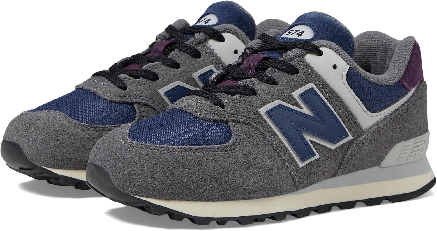 image:imageNew Balance Kids 574 V1 Neo Sole Laceup Casual ShoesCastlerockNb Navy