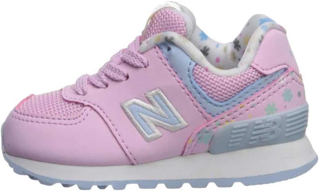 image:imageNew Balance Kids 574 V1 Neo Sole Laceup Casual ShoesCrystal RoseSummer Sky