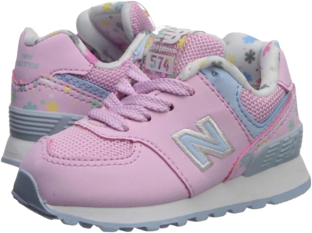 image:imageNew Balance Kids 574 V1 Neo Sole Laceup Casual ShoesCrystal RoseSummer Sky