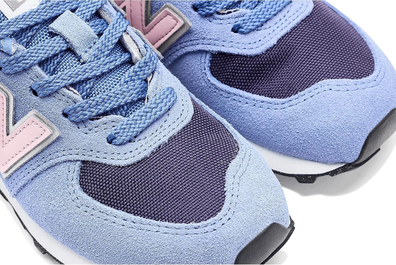 image:imageNew Balance Kids 574 V1 Neo Sole Laceup Casual ShoesFairweather BlueStone Pink