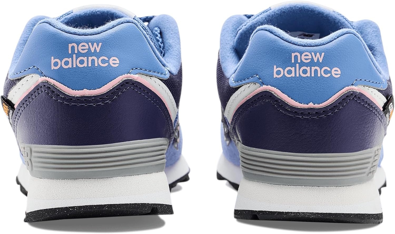 image:imageNew Balance Kids 574 V1 Neo Sole Laceup Casual ShoesFairweather BlueStone Pink