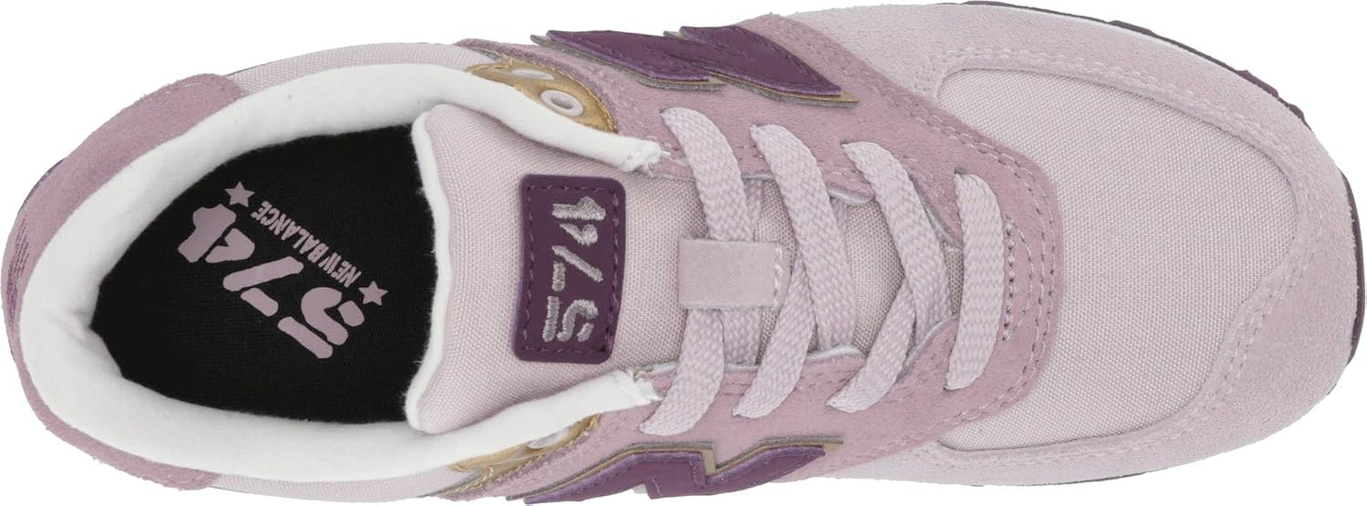 image:imageNew Balance Kids 574 V1 Neo Sole Laceup Casual ShoesLight CashmereDark Currant