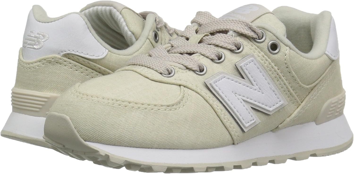 image:imageNew Balance Kids 574 V1 Neo Sole Laceup Casual ShoesMoonbeamWhite