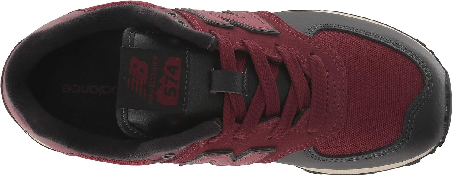 image:imageNew Balance Kids 574 V1 Neo Sole Laceup Casual ShoesNb BurgundyBlack