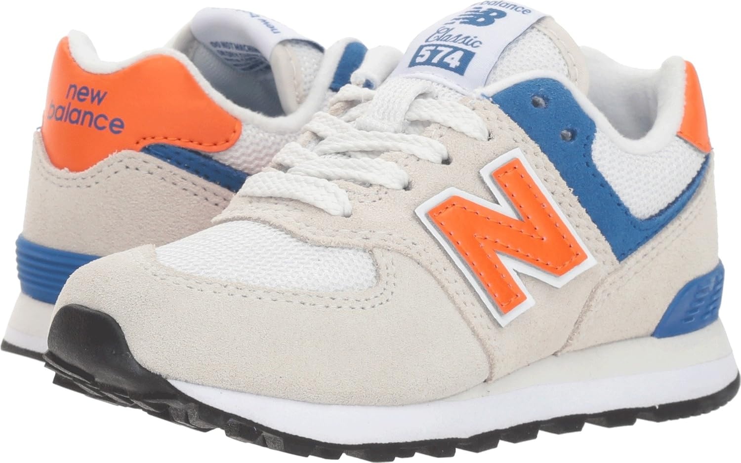 image:imageNew Balance Kids 574 V1 Neo Sole Laceup Casual ShoesNimbus CloudBengal Tiger