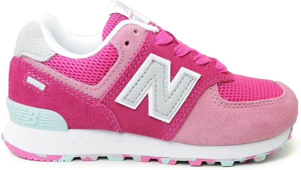 image:imageNew Balance Kids 574 V1 Neo Sole Laceup Casual ShoesPeonyPeony Glo