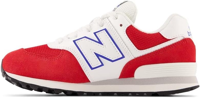 image:imageNew Balance Kids 574 V1 Neo Sole Laceup Casual ShoesTeam RedWhiteBright Lapis