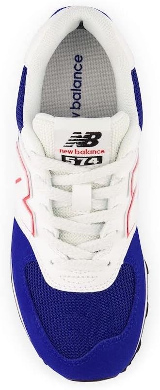 image:imageNew Balance Kids 574 V1 Neo Sole Laceup Casual ShoesTeam RoyalWhiteTrue Red