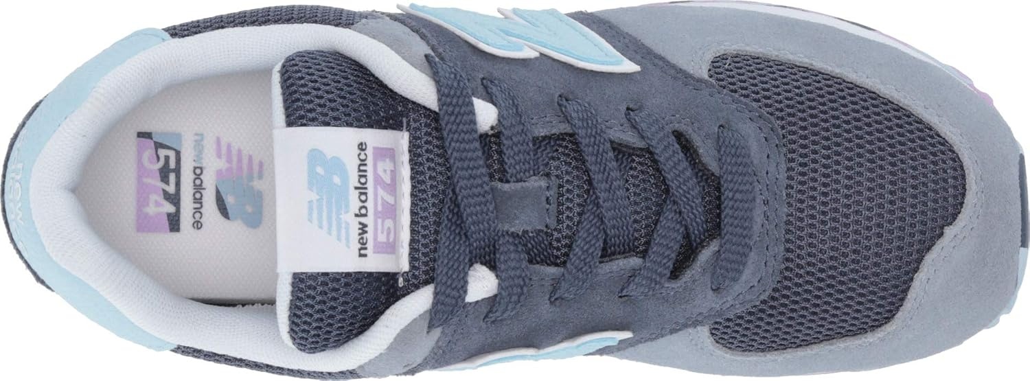 image:imageNew Balance Kids 574 V1 Neo Sole Laceup Casual ShoesVintage IndigoDark Violet Glo