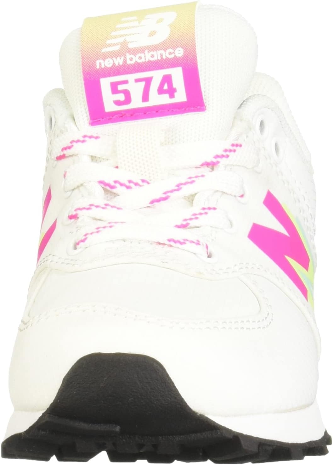 image:imageNew Balance Kids 574 V1 Neo Sole Laceup Casual ShoesWhitePeony