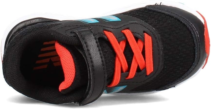 image:imageNew Balance Kids 680 V6 Hook and Loop Running ShoeBlackOrangeBlue