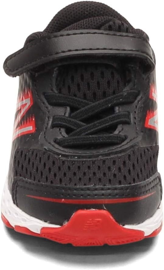 image:imageNew Balance Kids 680 V6 Hook and Loop Running ShoeBlackTeam Red