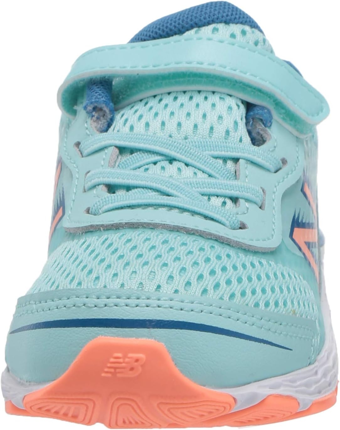 image:imageNew Balance Kids 680 V6 Hook and Loop Running ShoeBlueMakoPink