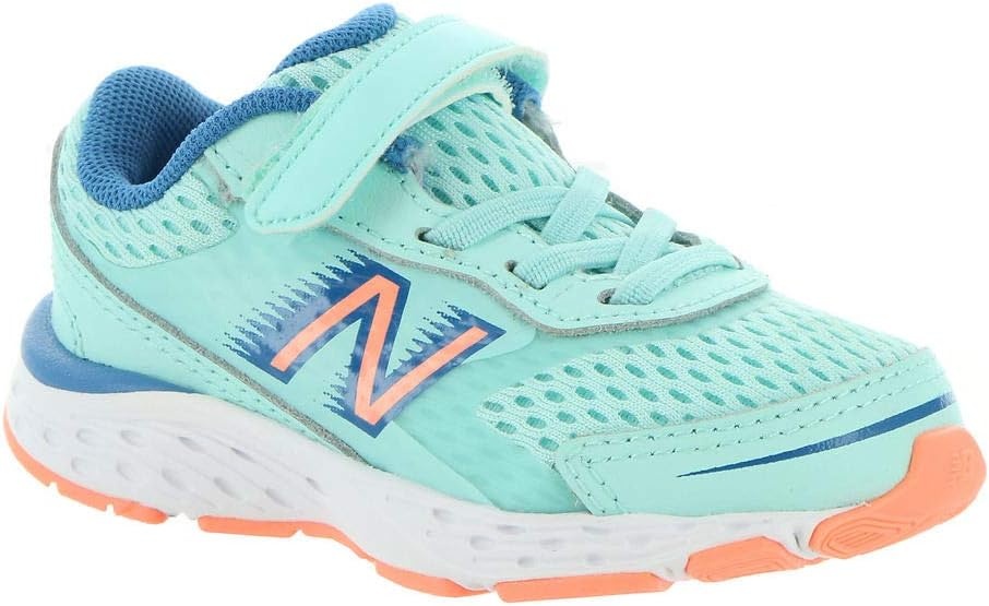 image:imageNew Balance Kids 680 V6 Hook and Loop Running ShoeBlueMakoPink
