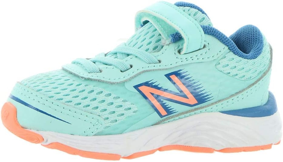 image:imageNew Balance Kids 680 V6 Hook and Loop Running ShoeBlueMakoPink