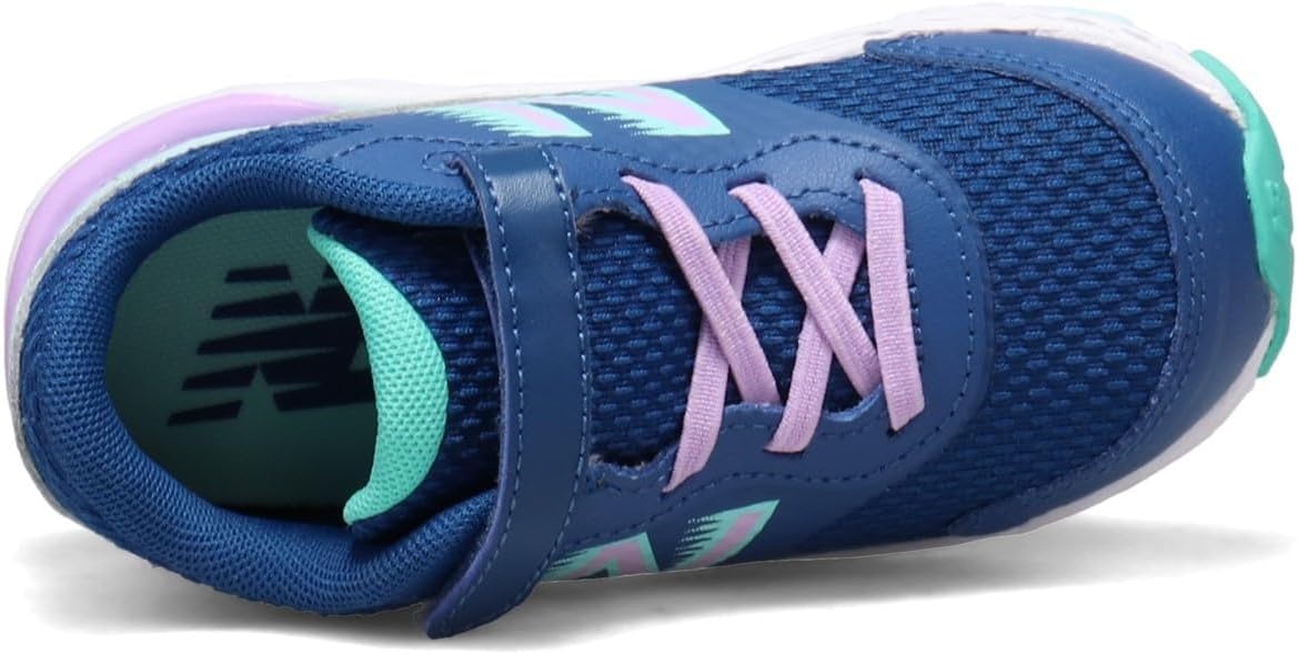 image:imageNew Balance Kids 680 V6 Hook and Loop Running ShoeCaptain BlueDark Violet GloWhite Mint