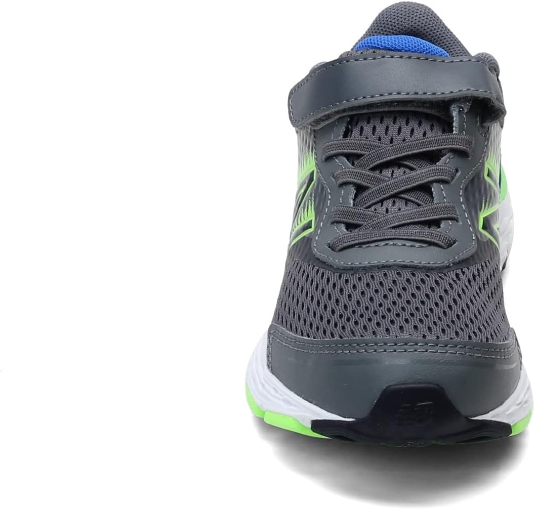 image:imageNew Balance Kids 680 V6 Hook and Loop Running ShoeLeadCobaltEnergy Lime
