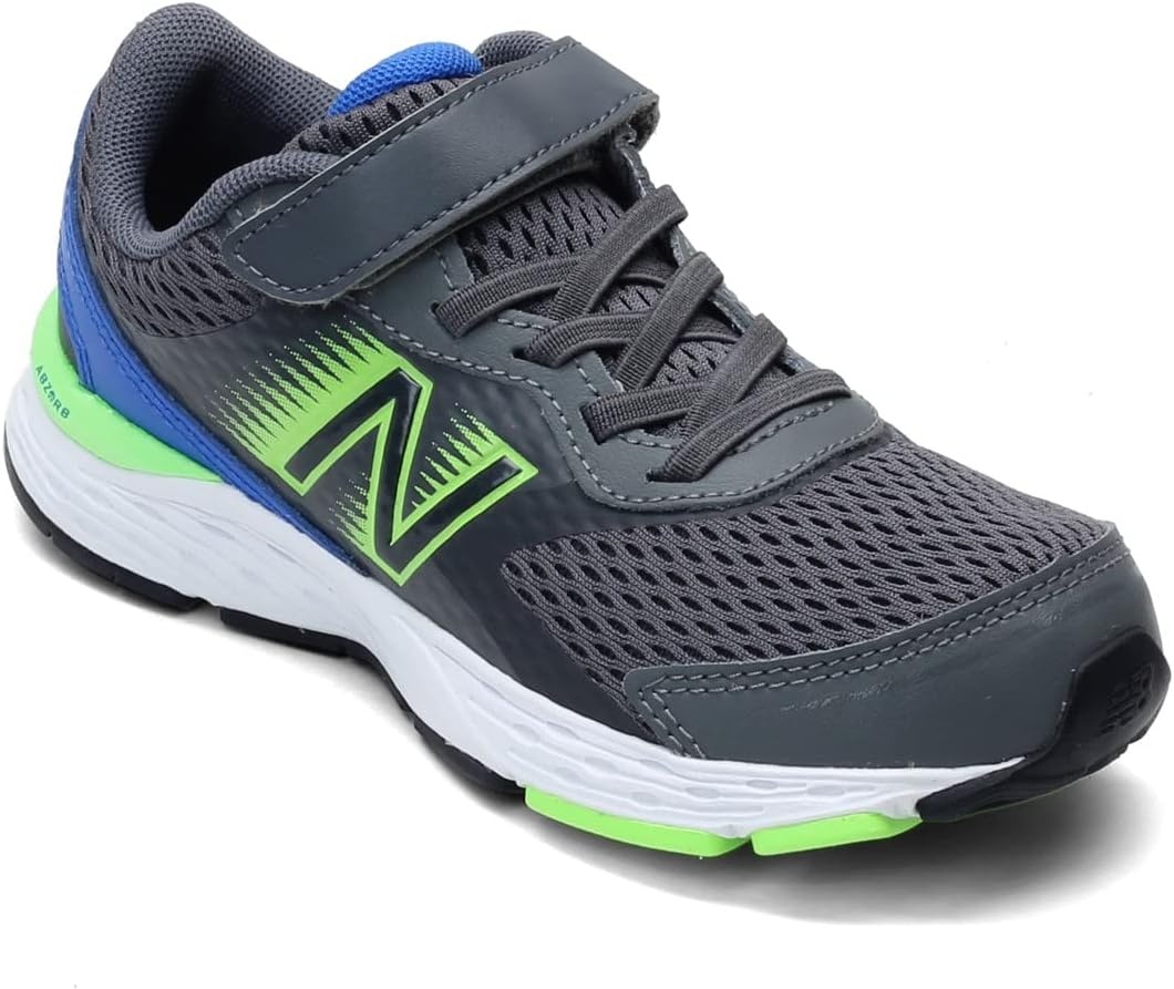 image:imageNew Balance Kids 680 V6 Hook and Loop Running ShoeLeadCobaltEnergy Lime