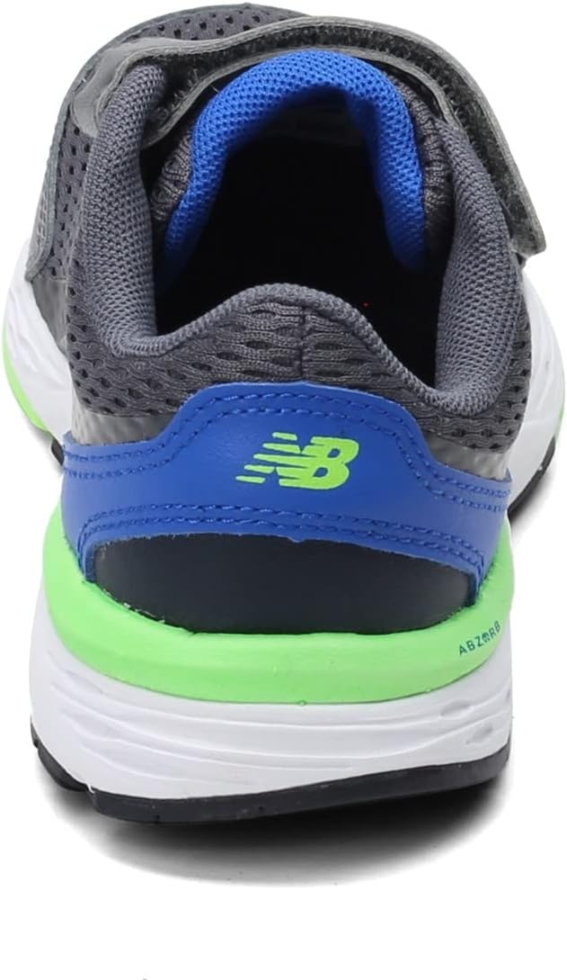image:imageNew Balance Kids 680 V6 Hook and Loop Running ShoeLeadCobaltEnergy Lime