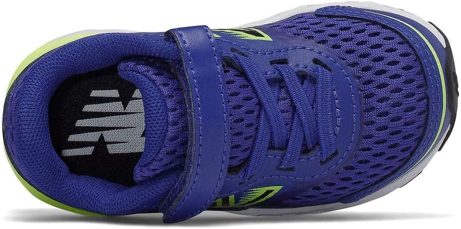image:imageNew Balance Kids 680 V6 Hook and Loop Running ShoeMarine BlueLemon SlushBlack