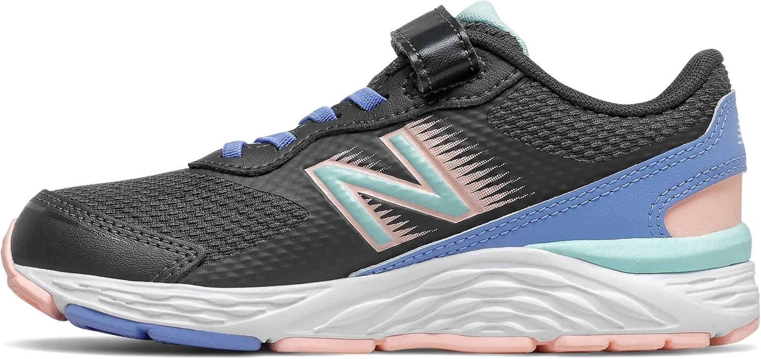 image:imageNew Balance Kids 680 V6 Hook and Loop Running ShoePhantomStellar BlueCloud Pink