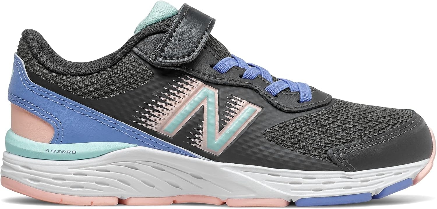 image:imageNew Balance Kids 680 V6 Hook and Loop Running ShoePhantomStellar BlueCloud Pink