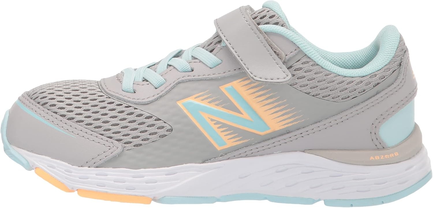 image:imageNew Balance Kids 680 V6 Hook and Loop Running ShoeRain CloudPale Blue ChillLight Mango