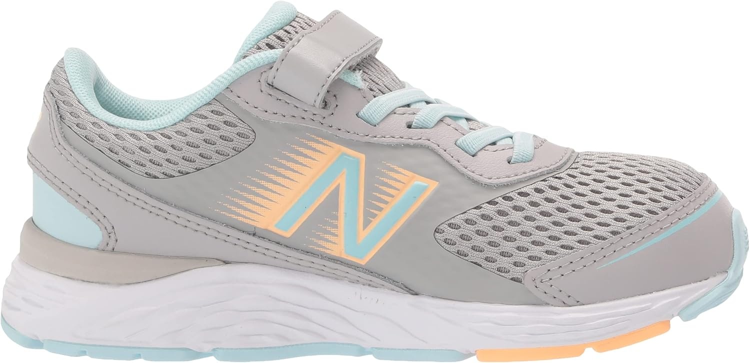 image:imageNew Balance Kids 680 V6 Hook and Loop Running ShoeRain CloudPale Blue ChillLight Mango
