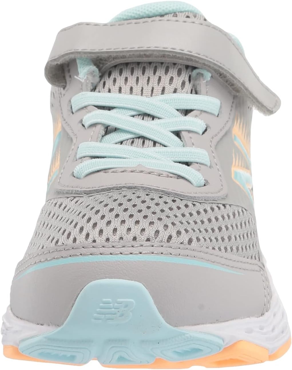 image:imageNew Balance Kids 680 V6 Hook and Loop Running ShoeRain CloudPale Blue ChillLight Mango